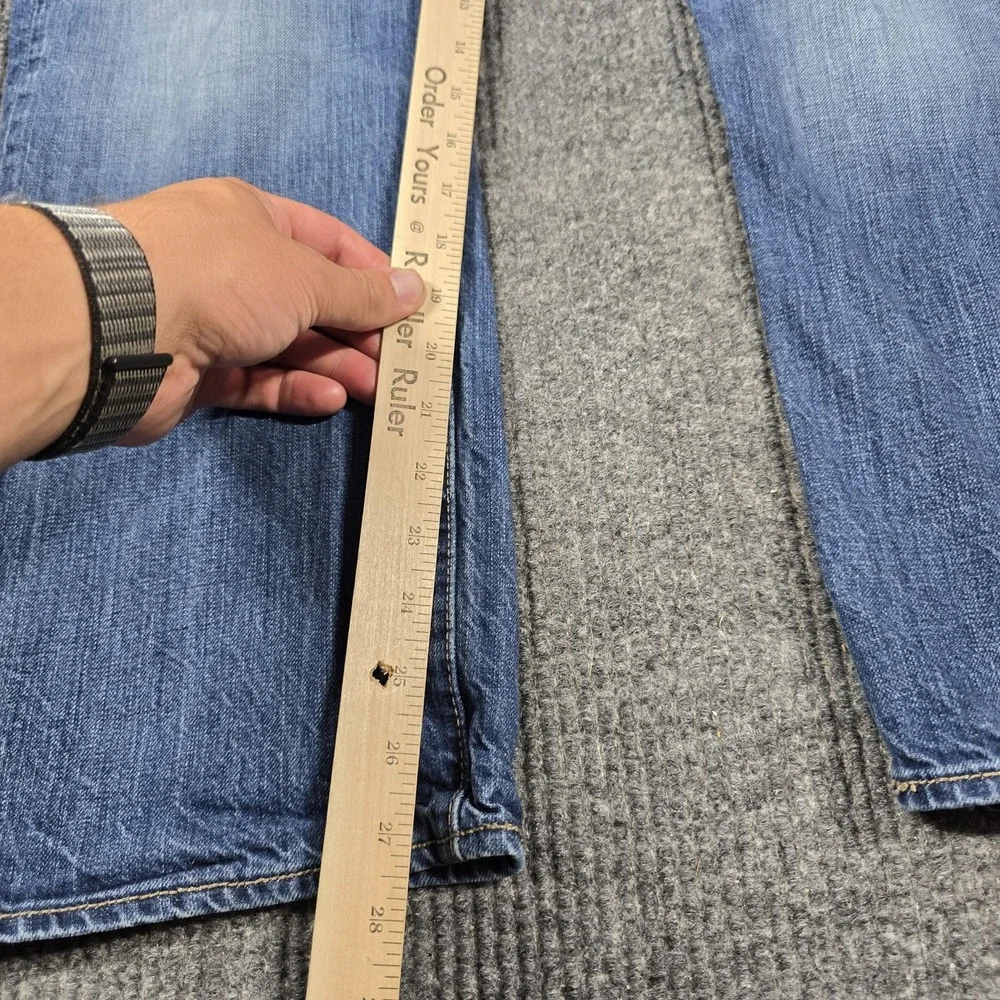 Levis 501 Jeans Mens 38x30 Blue Medium Wash‎ Straight Leg Button Fly Faded 36x28